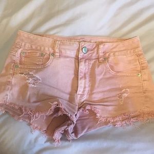 American eagle pink shorts